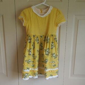 Matilda Jane Yellow Flutter Sleeve Sundress